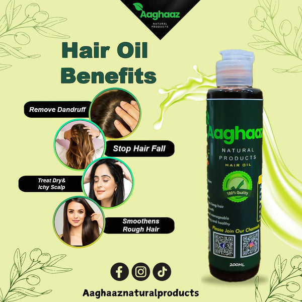 Aaghaz Natural Hair Oil 200 ML